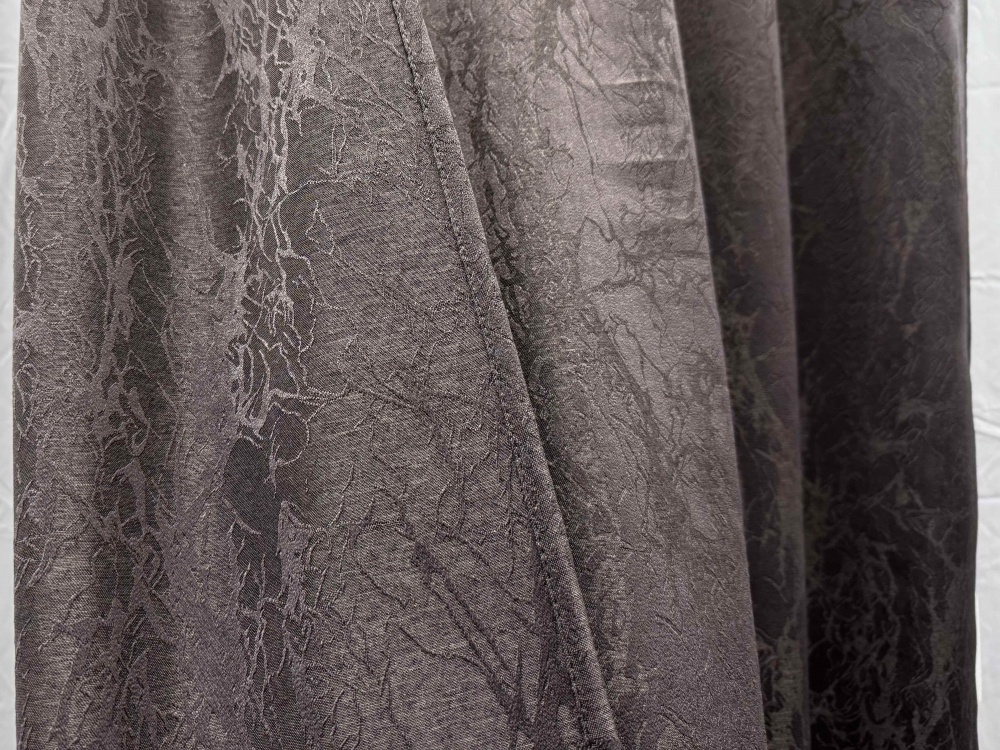 Штора Мрамор шоколадный 140х270 см Velvet House