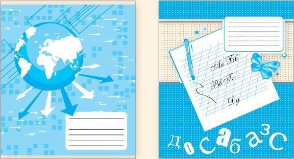 Комплект зошитів 12 аркушів коса 40 шт. 12СО 208 Поліграфіст