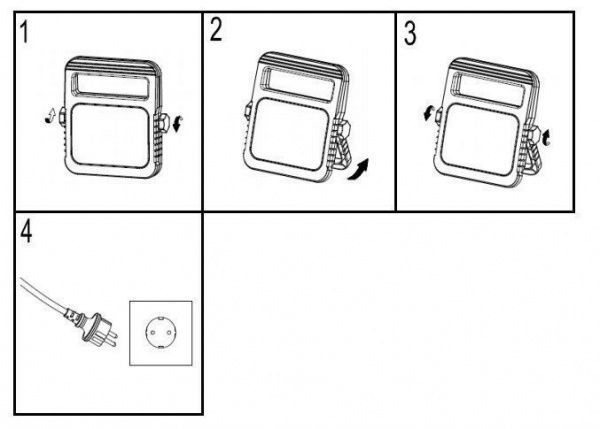 Прожектор Lutec Utin 6297-5K LED 11 Вт IP54 желтый 
