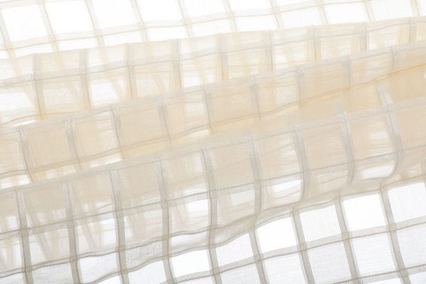 Тканина тюлева Органза 280 см айворі 