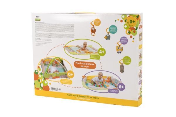 Развивающий коврик Baby Team с дугами и бортиками 8566