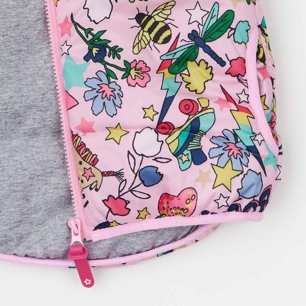 Жилет дитячий для дівчинки Соня Boom р.104 рожевий із малюнком 