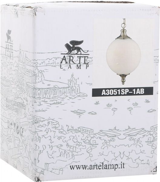 Підвіс Arte Lamp Rimini 1xE27 антична бронза A3051SP-1AB 