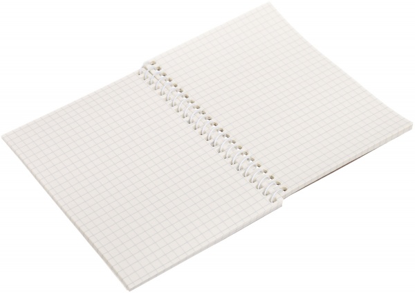 Тетрадь школьная Крафт А6 на пружину 60 листов в клеточку