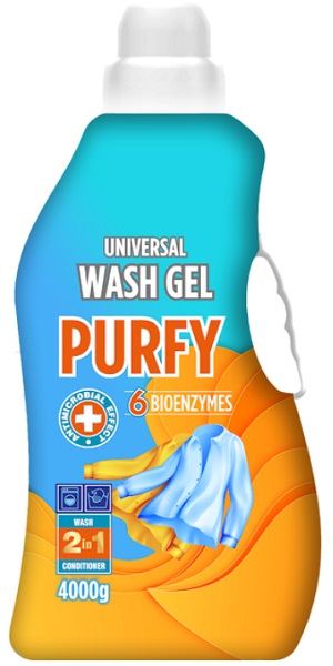 Средство для машинной и ручной стирки Sila Purfy Universal жидкий 4 кг