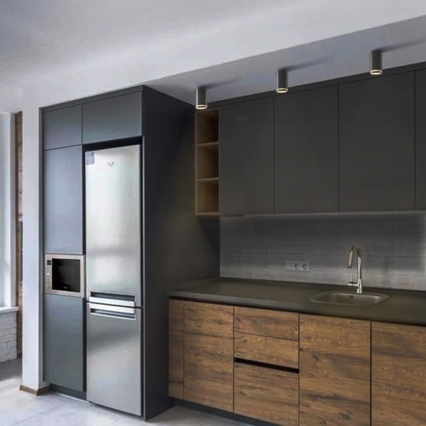 Светильник точечный Videx SPF05A GU10 черный 26830 