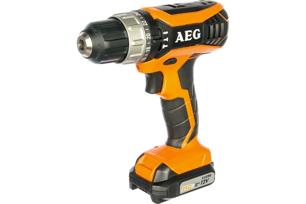 Шуруповерт ударный аккумуляторный AEG 4935451531 BSB12G3 LI-202C