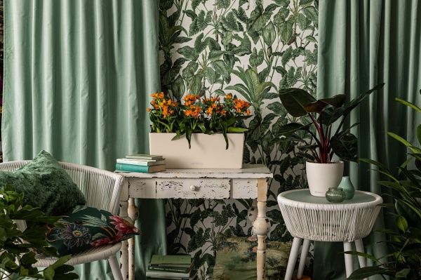 Кашпо Lechuza Balconera Color 50 прямоугольный 8л ваниль 