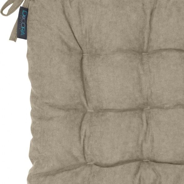 Подушка на стілець MODA 40х40 бежево-сірий Decora textile