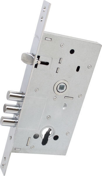 Дверний замок вхідний Bruno 252 R BRN полірований хром