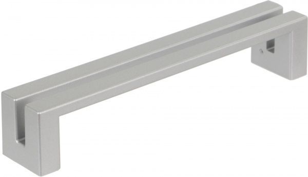 Меблева ручка 128 мм матовий хром Poliplast 0315V06