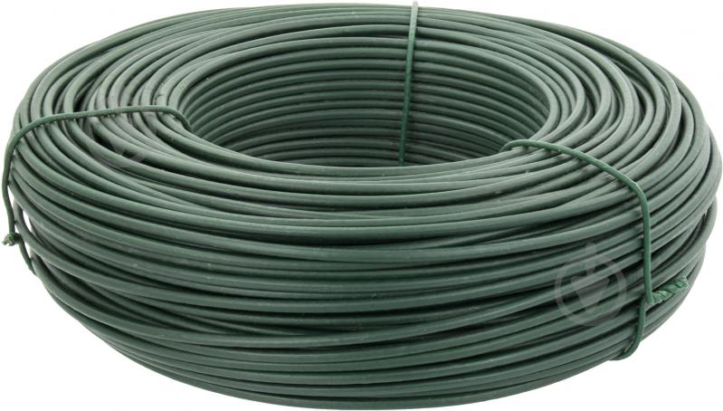 Дріт сталевий 1,9/3,3 мм зелений ПВХ