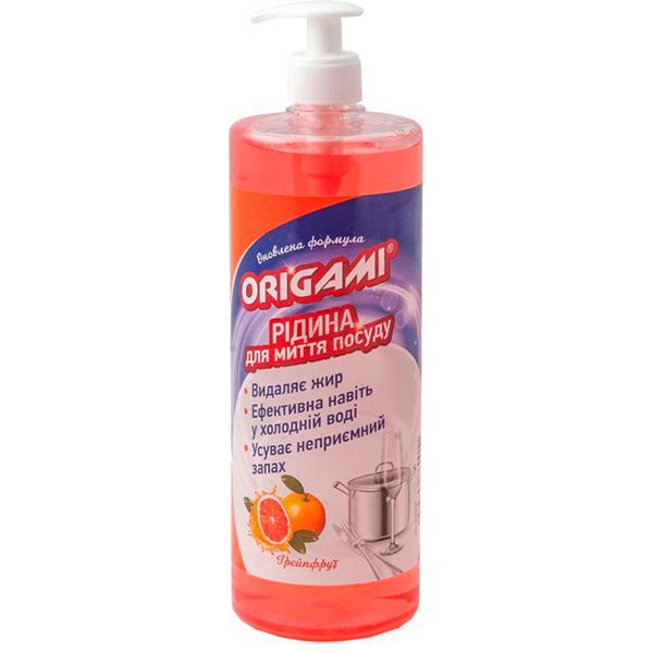 Средство для мытья посуды Origami Грейпфрут 1 л 