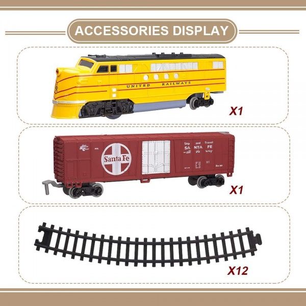 Ігровий набір Fenfa Залізниця 1600A-8E на батарейках