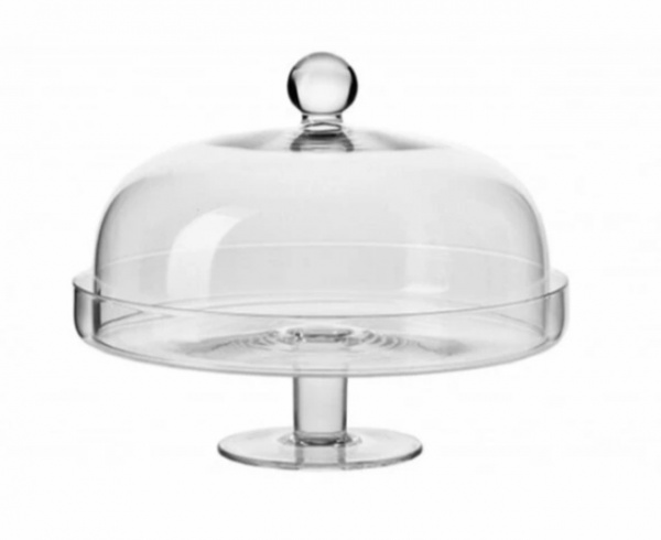 Блюдо з кришкою 30 см 14-3243A Wrzesniak Glassworks 