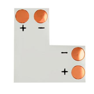 Соединитель угловой Ecolight IP20 8 мм