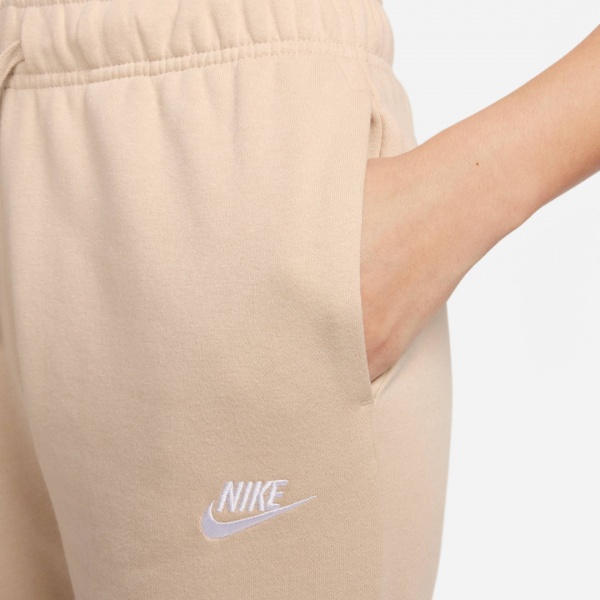 Брюки Nike W NSW CLUB FLC MR PANT STD DQ5191-126 р. L бежевый