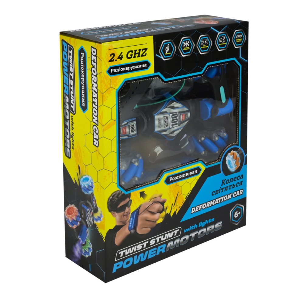 Машинка-перевертач на радіокеруванні POWERMOTORS PM3412