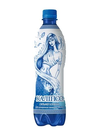 Вода минеральная Калипсо сильногазированная 1 л (4820081580408) 