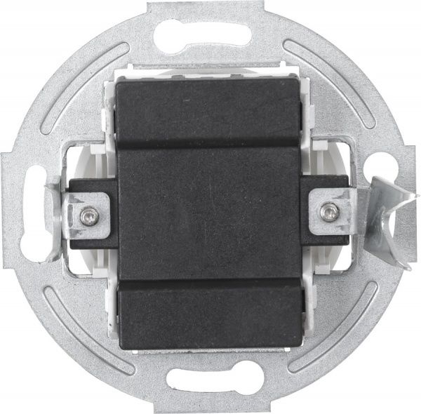 Механізм вимикача прохідний одноклавішний UP! (Underprice) Retro без підсвітки білий HSN-SWP.H1G1W2-WH