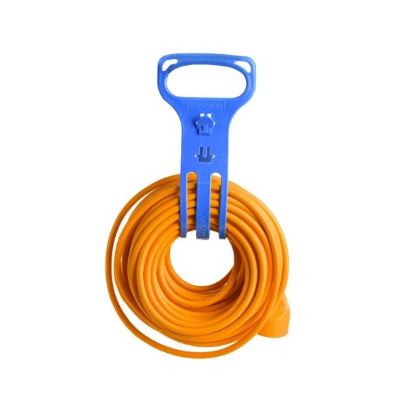 Подовжувач садовий Electraline 3х1 та ручка тримач з пластику із заземленням 1 гн. 40 м 1629 