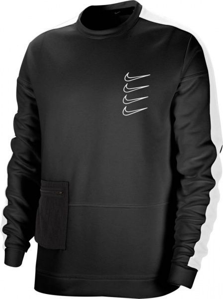 Світшот Nike M NK DRY TOP FLEECE PX CJ4623-010 р. L чорний