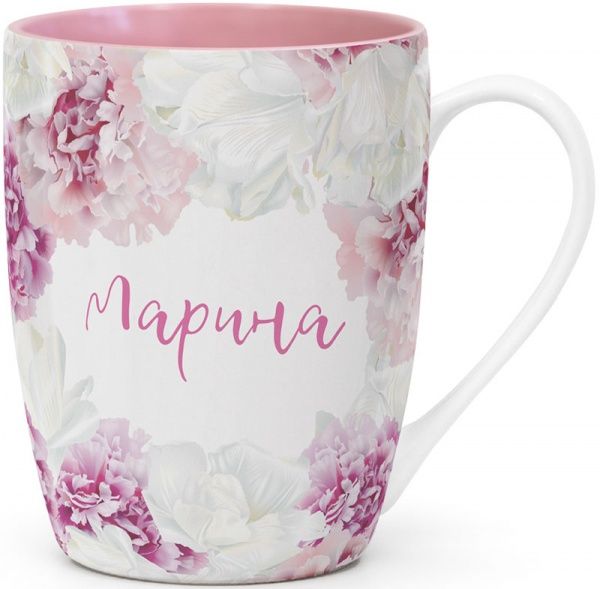 Чашка іменна Флора 049-Марина Be Happy