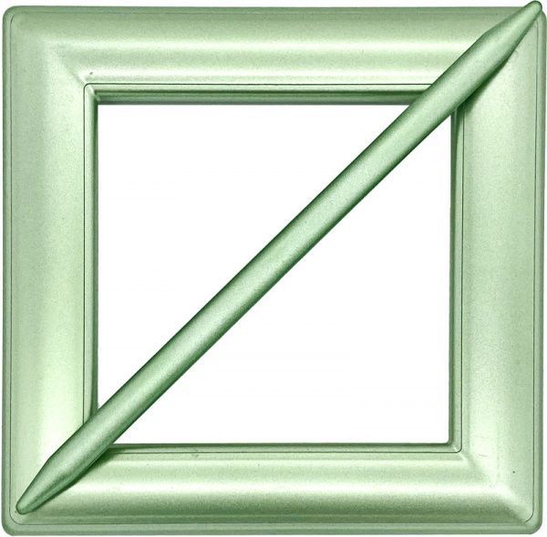 Декор Квадрат 150х150 мм зеленый V0001-9 MISLT