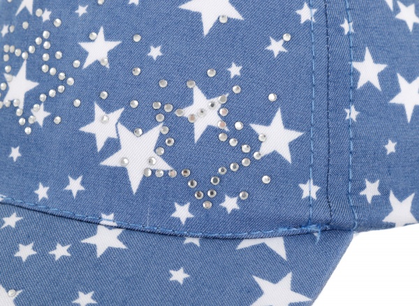 Кепка для девочек Pampona 21 L 12 р.46 светлый джинс 