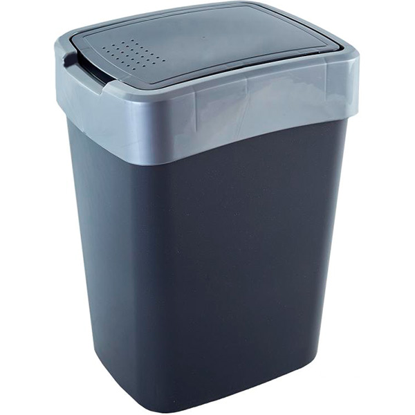 Відро для сміття Алеана 18 л граніт/сірий 122067