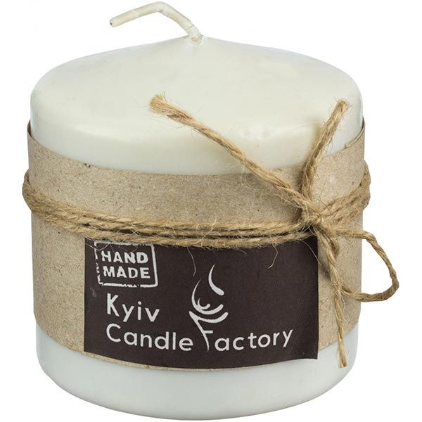 Свеча Candle Factory EcoLife белая 70 мм