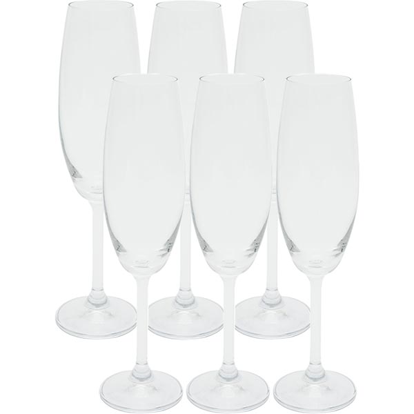 Набор бокалов для шампанского Lifestyle Venezia 200 мл 6 шт. Krosno
