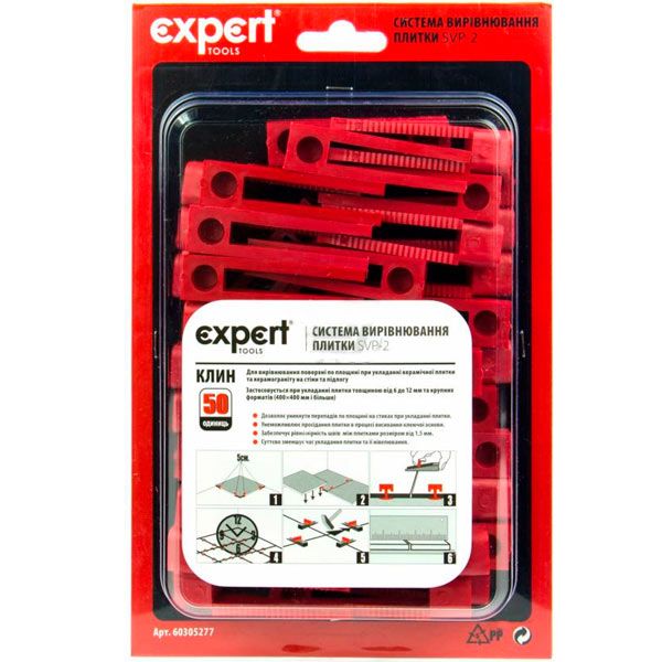 Система выравнивания плитки EXPERT tools клин  60305277