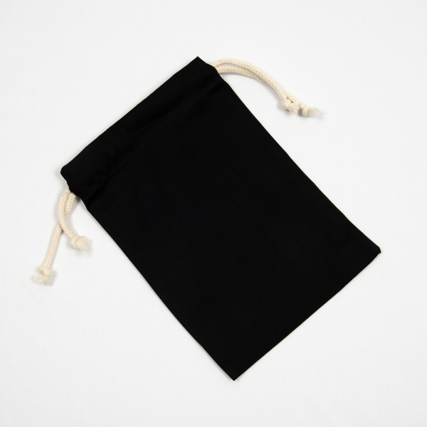 Сумка ТК-СУМКА чорний Мішечок саржа 20х28см 100% б/в 