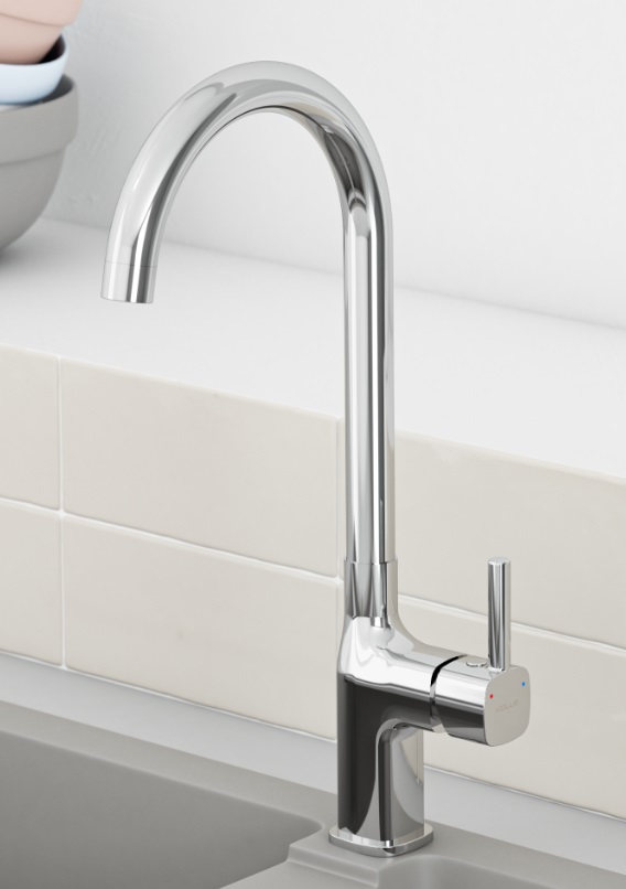 Змішувач для кухні VOLLE BALEA, cromo