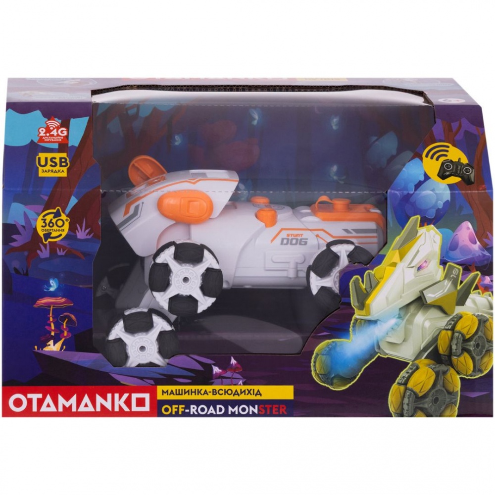 Автомобіль на радіокеруванні OTAMANKO Трюковий всюдихід OFF-ROAD MONSTER помаранчевий 532.02.50