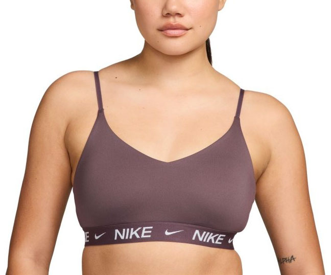 Бра Nike W NK DF INDY LGT SPT BRA FD1062-502 р.S коричневий