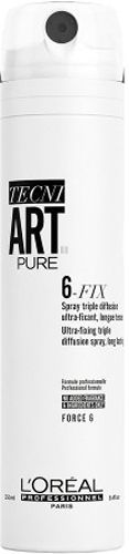 Спрей L'OREAL Professionnel Tecni.Art Pure 6-Fix Spray для фиксации волос 250 мл 