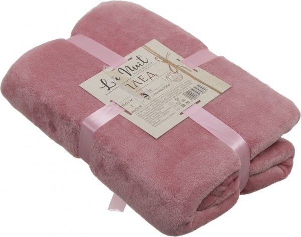 Плед Basic 160x200 см темно-рожевий La Nuit 