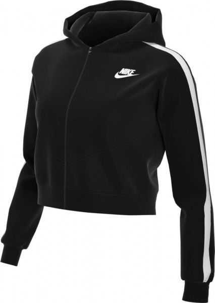 Джемпер Nike W NSW HRTG HOODIE FZ PK CJ2322-010 р. XS чорний
