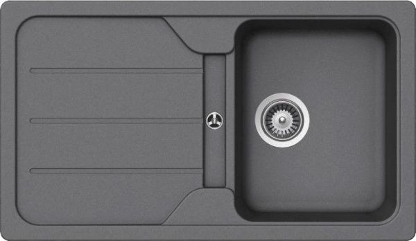 Мойка для кухни Simpla 45-B TG серый металлик 