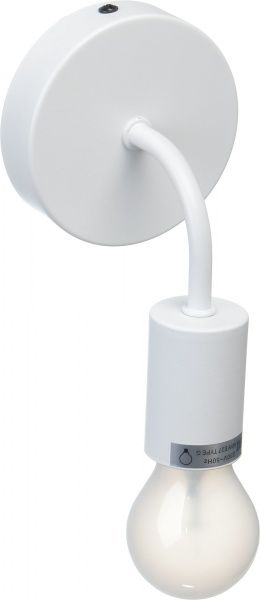 Світильник настінний Accento lighting Flamenco 1x40 Вт E27 білий ALDW-MB53064A-1WH 