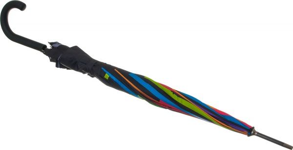 Зонт-трость Susino Rainbow Top 21008 черный с рисунком 
