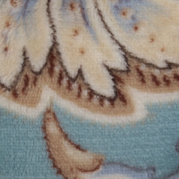 Плед Frannel Flower 220x220 см голубой La Nuit 