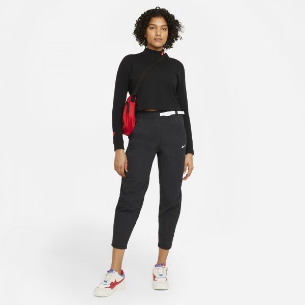 Футболка Nike W NSW TEE LS MOCK LOVE DB9735-010 р.XL чорний