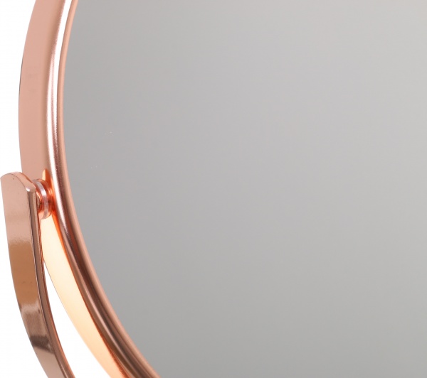 Зеркало косметическое круглое металл стекло 18х12, 6х30, 1 см хром 