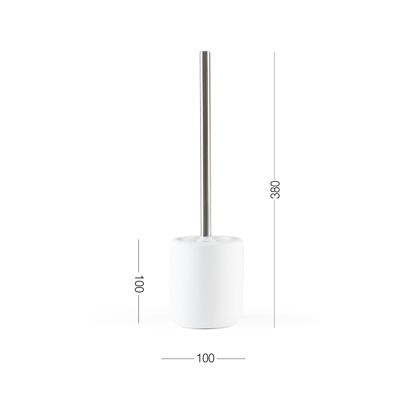 Ершик для унитаза MVM Milan BA-25 белый