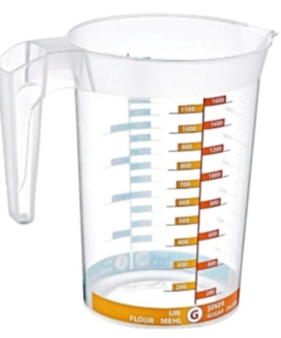 Мірний кухоль з ручкою 1,75 л HU-120 PlastArt