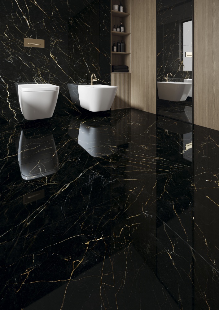 Плитка Ceramika Paradyz U126 black rekt pol 59,8X119,8 см