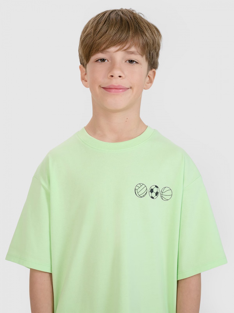 Футболка 4F TSHIRT M2640 4FJRSS25TTSHM2640-45S р.146 желтый